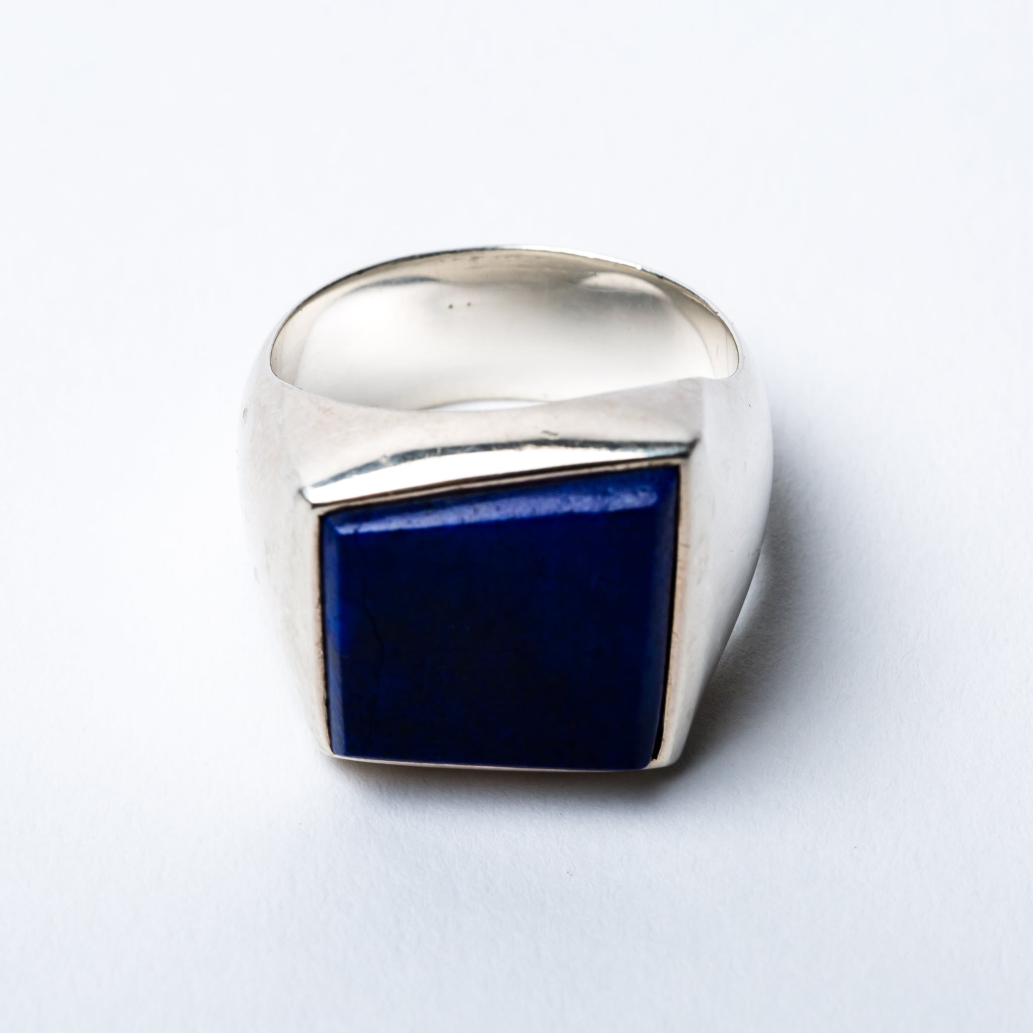 Men’s Silver + Lapis Lazuli Ring