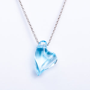 Aquamarine Swing Heart AromaJewel